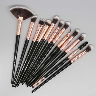 Free shipping Degradable Plastic handle Beautiful 12pcs Eyes Professional Makeup Brush Set for Makeup artist