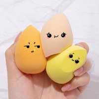 2021 New Powder Makeup Sponge Puff Wholesale Beauty Egg Colorful Soft Lovely Makeup Sponge Set